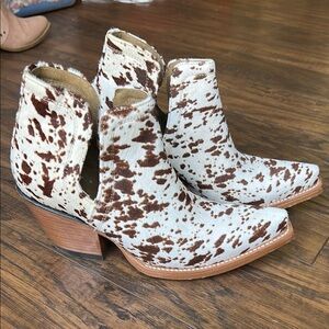Cowhide Ankle Boots by Ariat